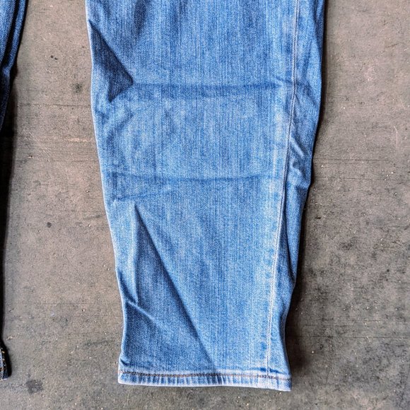 ASOS Maternity Medium Blue Waistband Support Slim Mom Jeans size 14 - Picture 5 of 9